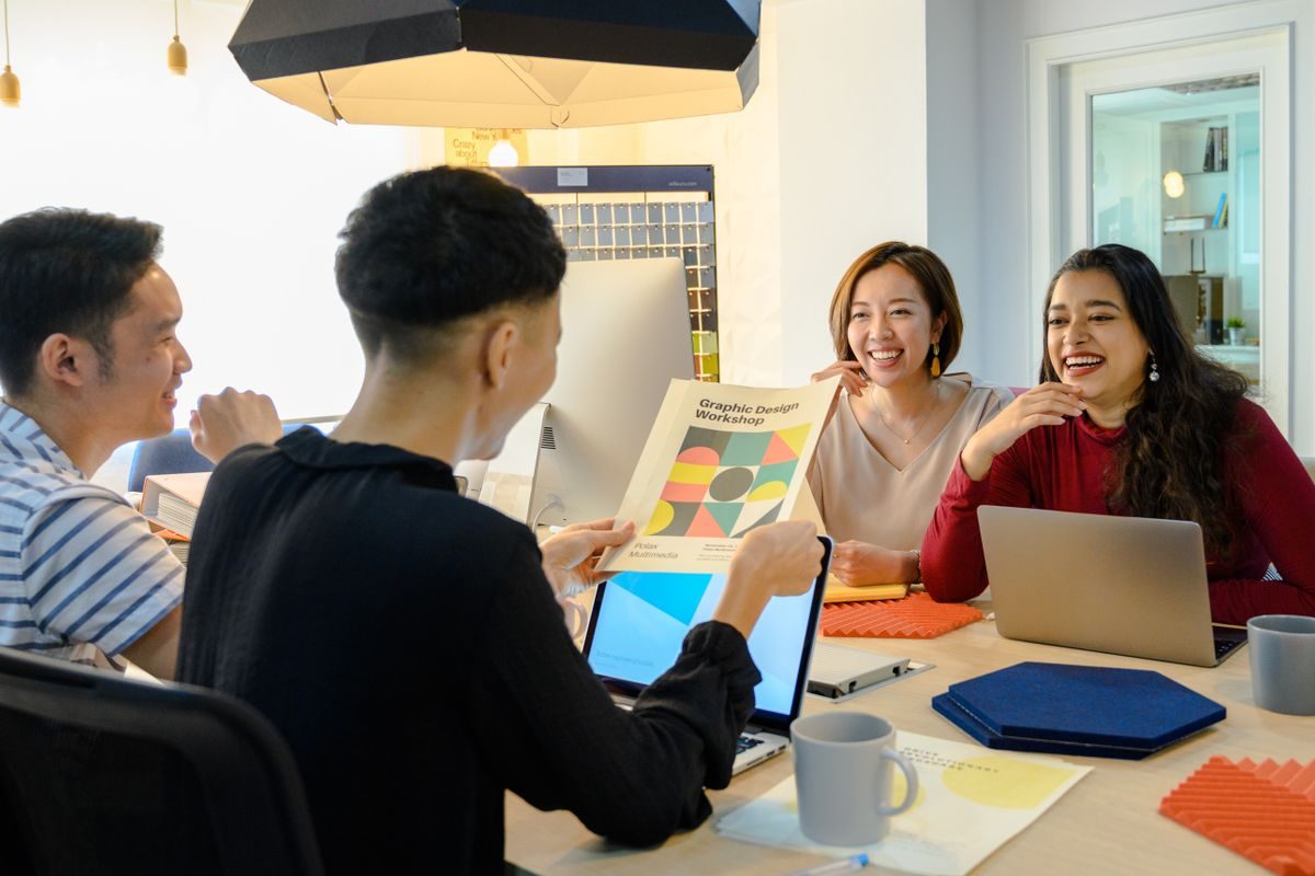 People working together on a project